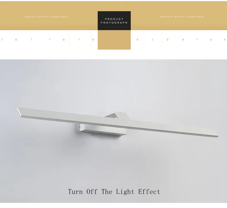 led mirror light bathroom wall lamps indoor modern lighting fixtures 8