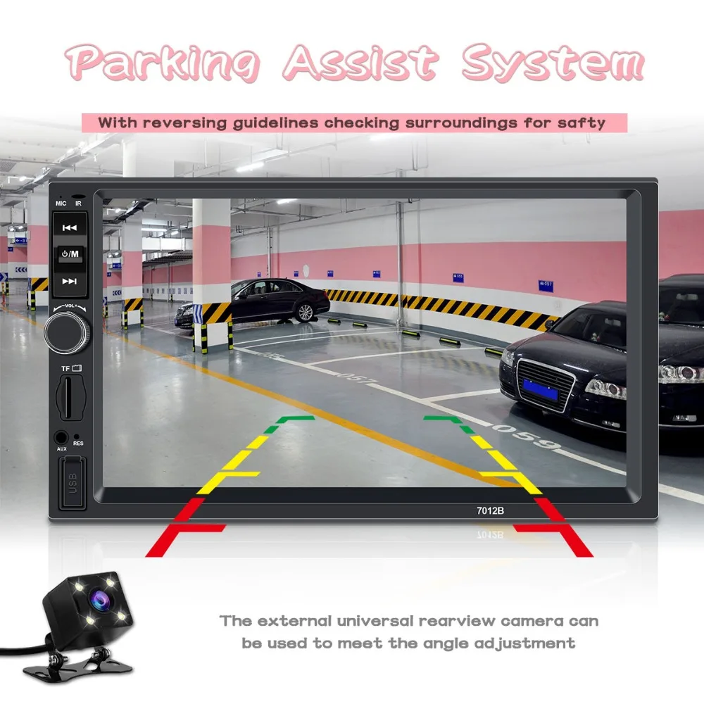 Авторадио 2 din автомагнитола coche рекордер Bluetooth 2din 12 В плеер 7 &quotHD сенсорный экран