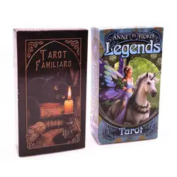 2019 Новый колода карт Таро Familiars/легенды Таро семья доска игры 78 карт/комплект забавная карта игры