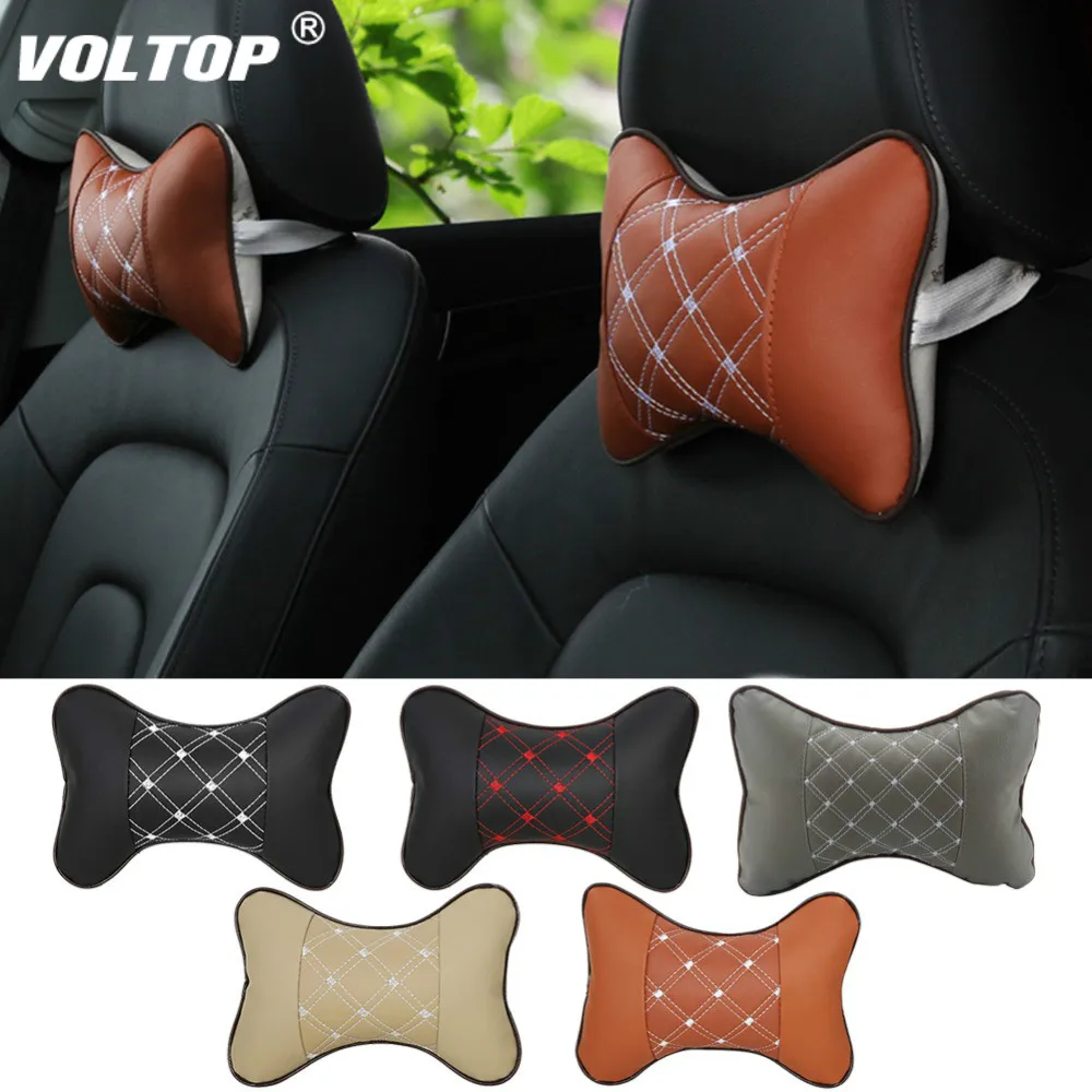 

Car Cushion Back Pillow Seat Head Neck Rest Cushion Pillow Headrest Pad for Ford Bm Toyota Neck Auto Safety Supports