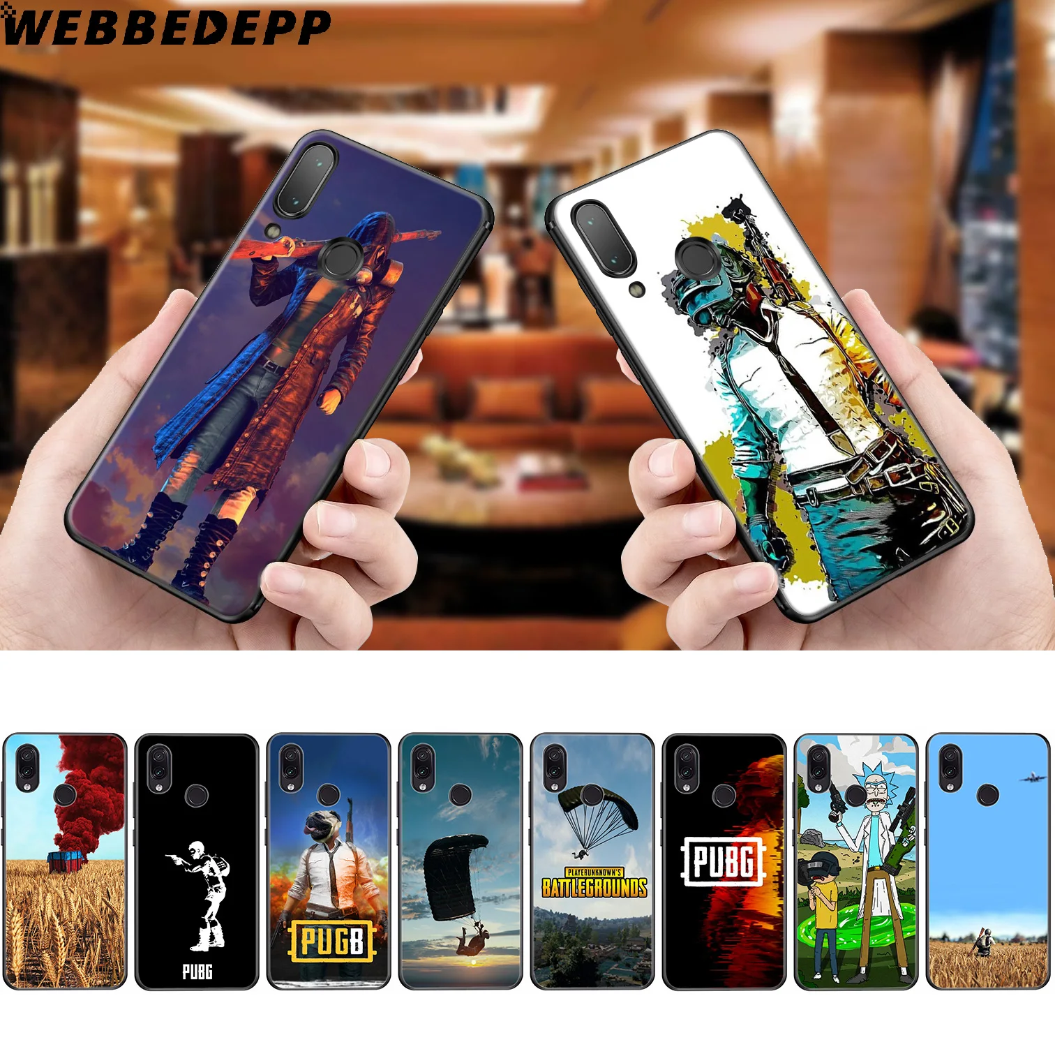WEBBEDEPP PUBG аниме Мягкий силиконовый чехол для Xiaomi Redmi GO 4A 4X 5 5A 6 6A S2 Note 4 7 Pro Plus Prime |