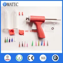 Одиночный жидкий клей ручной пистолет 10cc 10 мл+ дозирующая игла+ пневматический шприц с крышкой/пробкой и крышкой