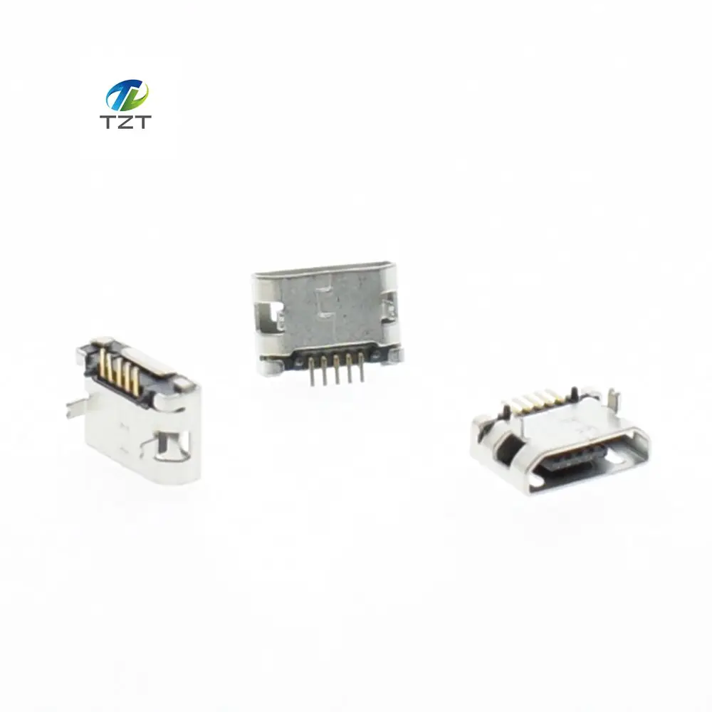 100 шт. Micro USB 5P 5 контактный разъем для зарядки|dip socket|jack micro usbjack usb |