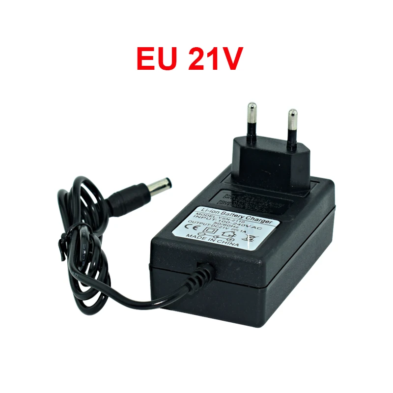 12 В 16,8 В 21 В 25 В литиевых Батарея электродрель шуруповерт Батарея Зарядное устройство ЕС/США Plug отвертка Зарядное устройство