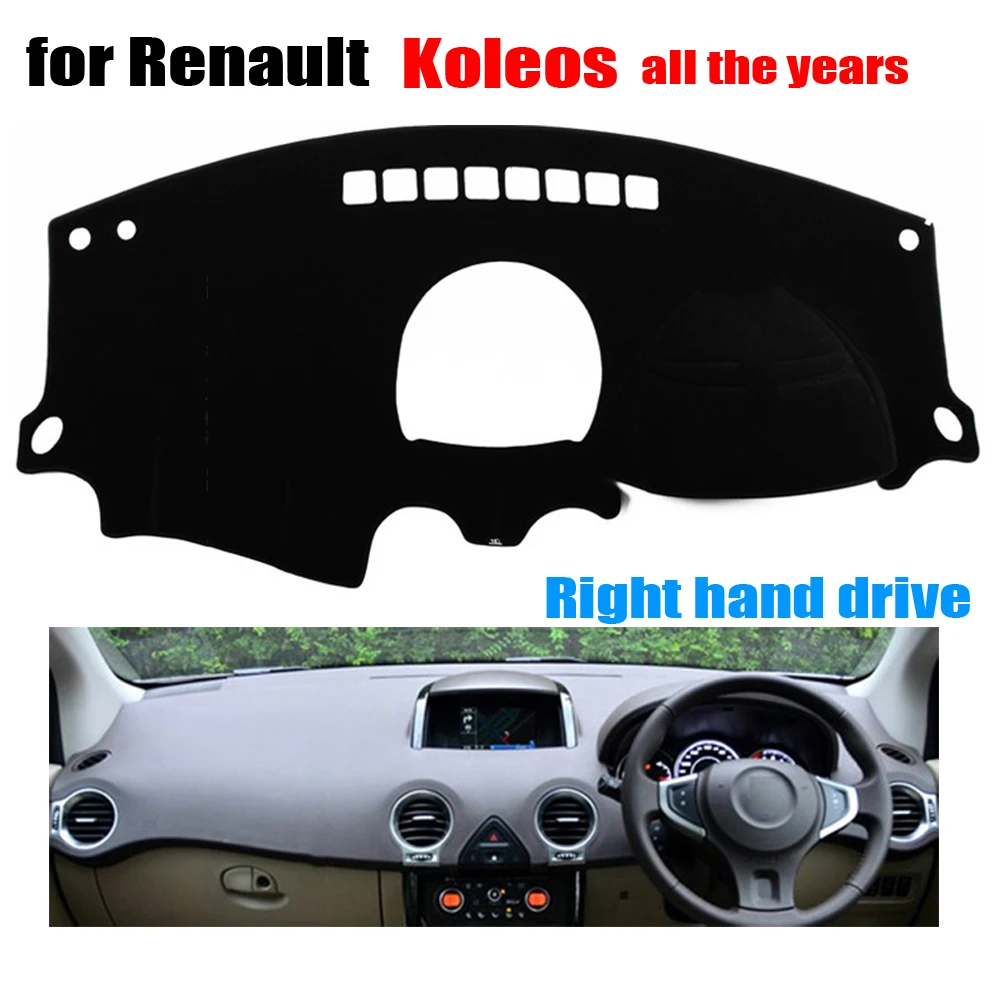 Car dashboard covers mat for Renault Koleos all the years