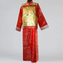 6 цветов, традиционная китайская мужская одежда Цин Императорский принц шоу Косплей халат костюм