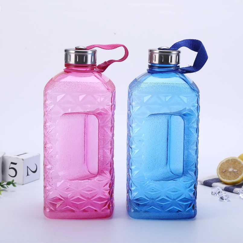 

2500ml water bottles bpa free with stainless lid large capacity plastic material suitable for gym, sports, travel