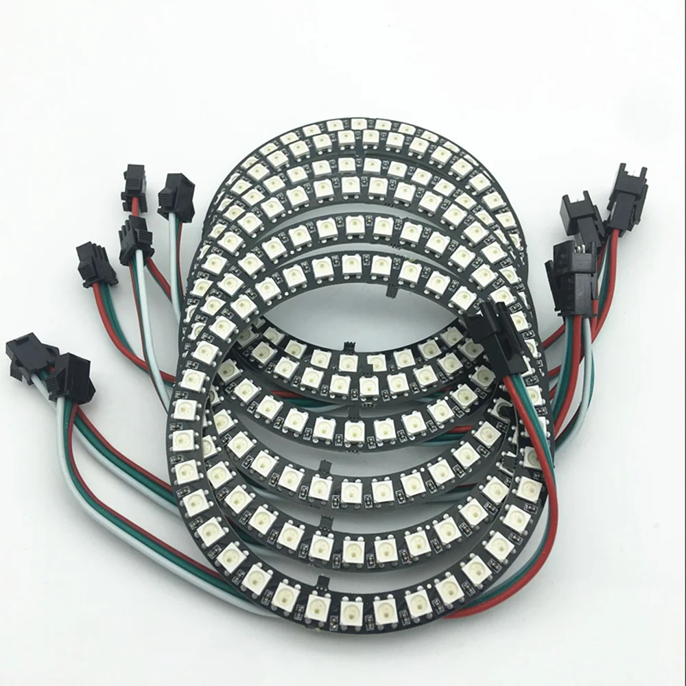 Адресное пиксельное кольцо WS2812B 8 16 24 35 45 светодиодов WS2812 SK6812 5050 RGB светодиодное