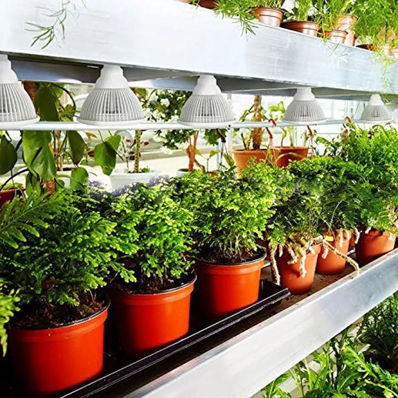 54 Вт садоводческий полный спектр светодиодный светильник E27 лампа для выращивания, обеспечивает освещение для рассады, цветов и овощей в ТЕНТЕ для выращивания