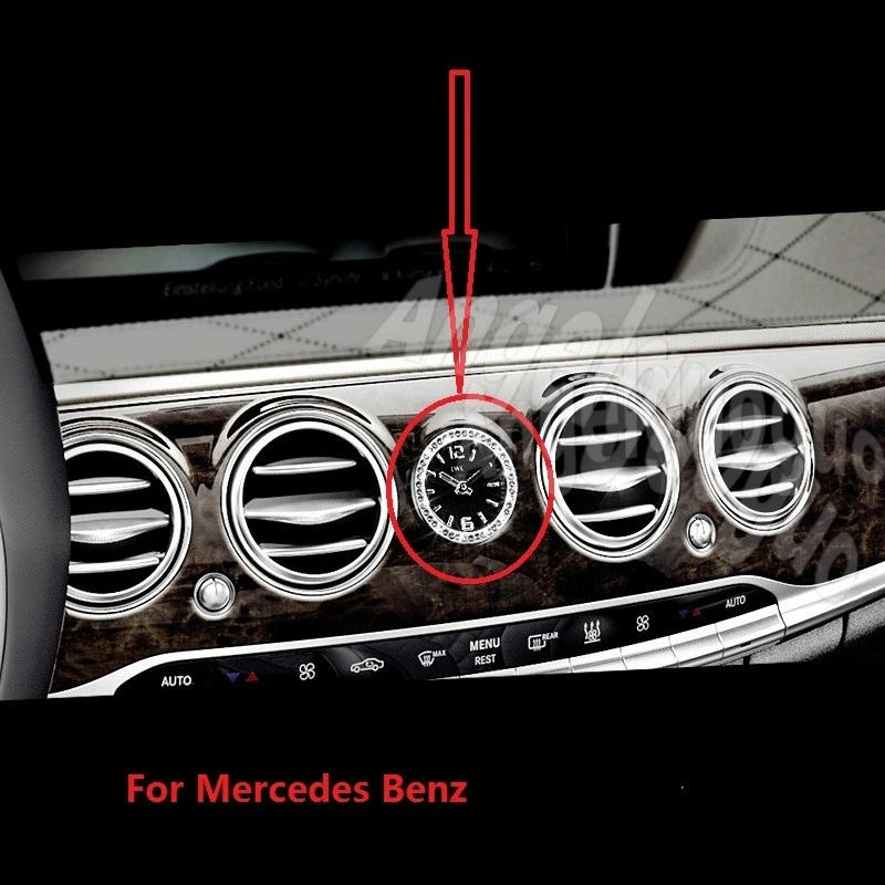 car-styling accessori in lega di alluminio Key hole Trim adesivi per Glc classe C W205/ C180/ C200/ 2015/ 2016