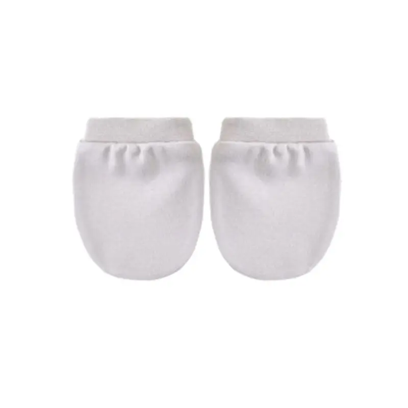1 пара хлопчатобумажные смешанные детские перчатки защита от царапин для лица мягкие подарки для новорожденных девочек и мальчиков