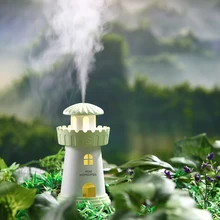 2017 New Lighthouse Humidifier 5 Colors Light Night USB Atomizer For Home Office Car Mist Maker