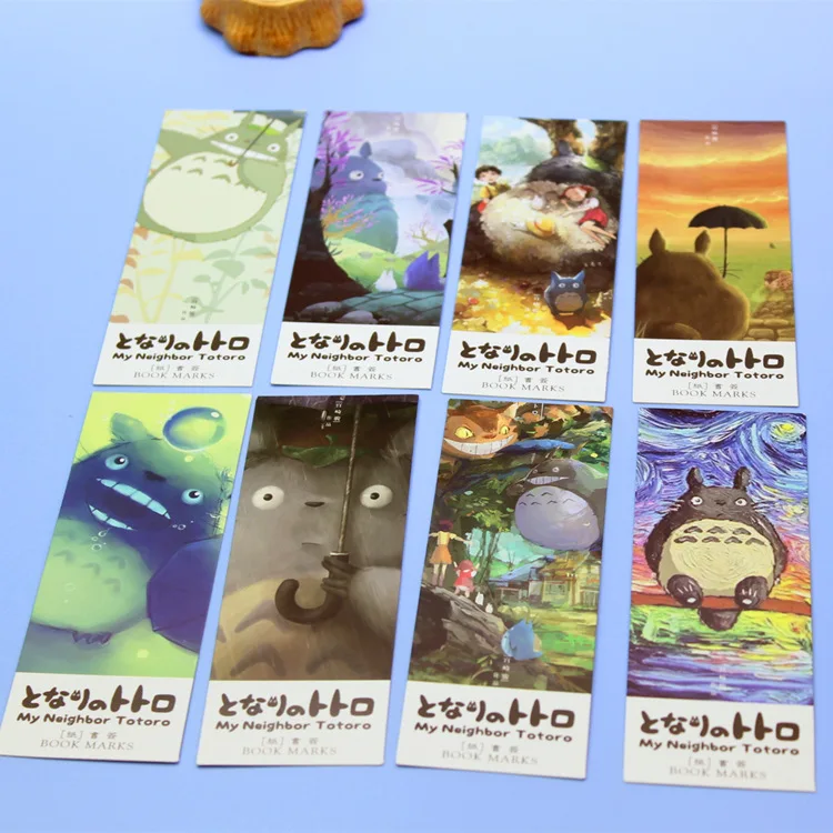 32 pcs/pack My neighbor Totoro book marks Cartoon paper bookmark Stationery office accessories School supplies marcador 6392