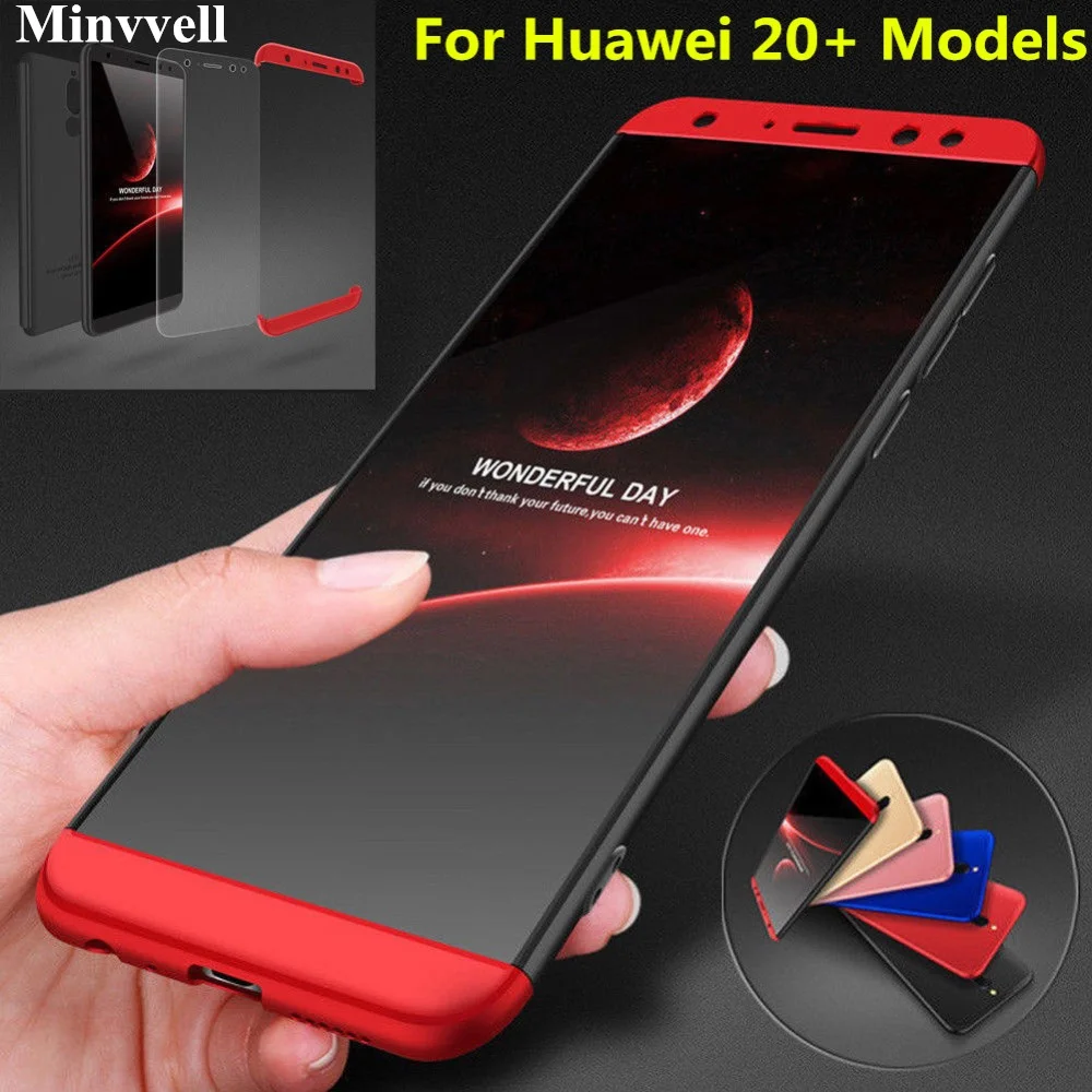 

Case for Huawei Honor Note 10 9i V9 V10 Lite P20 P9 Case 360 Full Protection Shockproof for Huawei Honor 8 lite Play 10 7X Cover