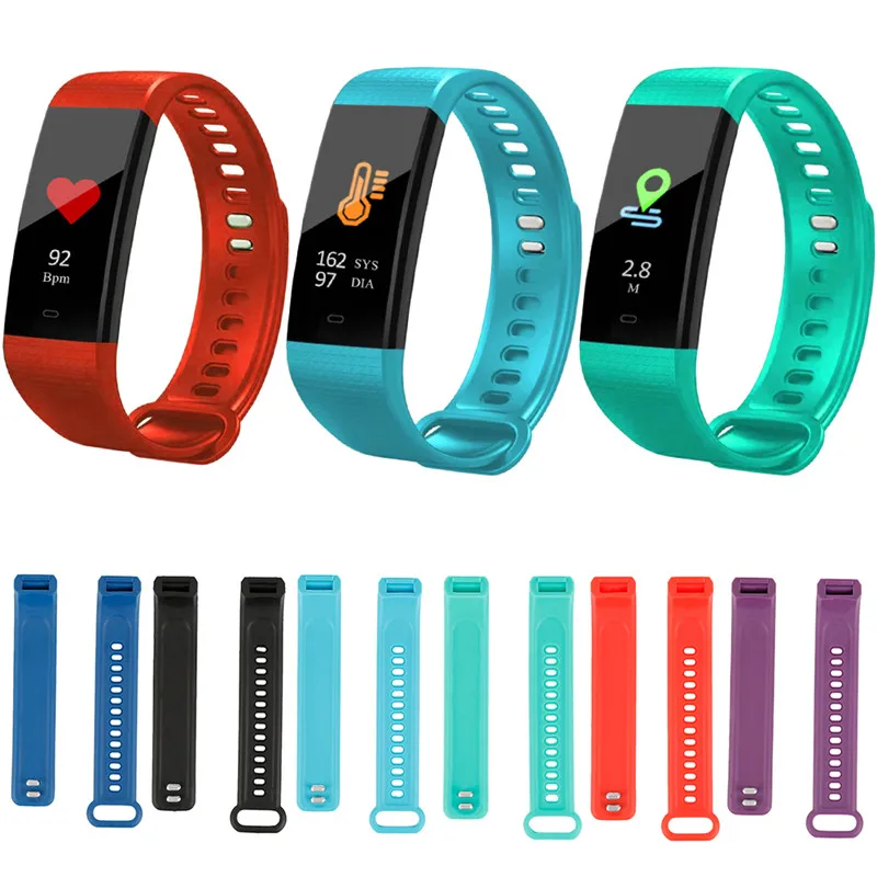 

Choifoo Smart Bracelet Replacement Strap Silicone Strap Band For Y5 Smart Bracelet Sport Wristbands