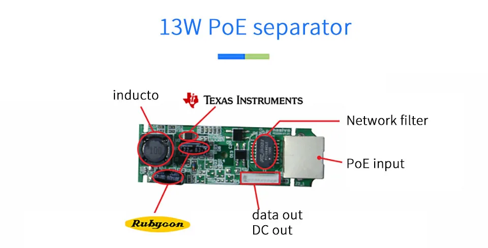 Стандартный IEEE802.3 af/at POE сепаратор модуль питания Poe 48 в PoE сепаратор 12 В 5 в Поддержка DC Micro USB выход