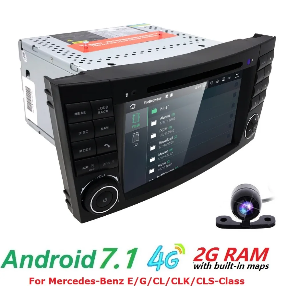 

Android 7.1 CAR DVD Player GPS Radio For Mercedes W211 W219 W463 CLS350 CLS500 CLS55 E200 E220 E240 E270 E280 Stereo RAM 2G 2Din