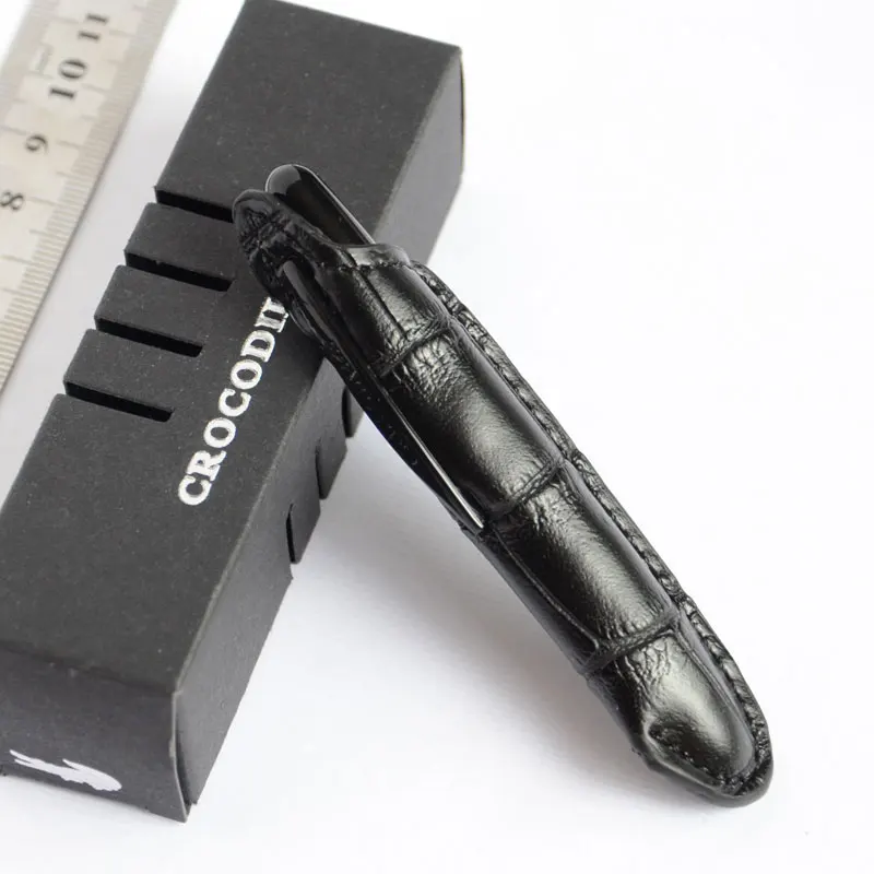 Мини Крокодил пространство ручка Ролик Шариковая ручка черный+ чехол NEAT CONVIENCE 9 см