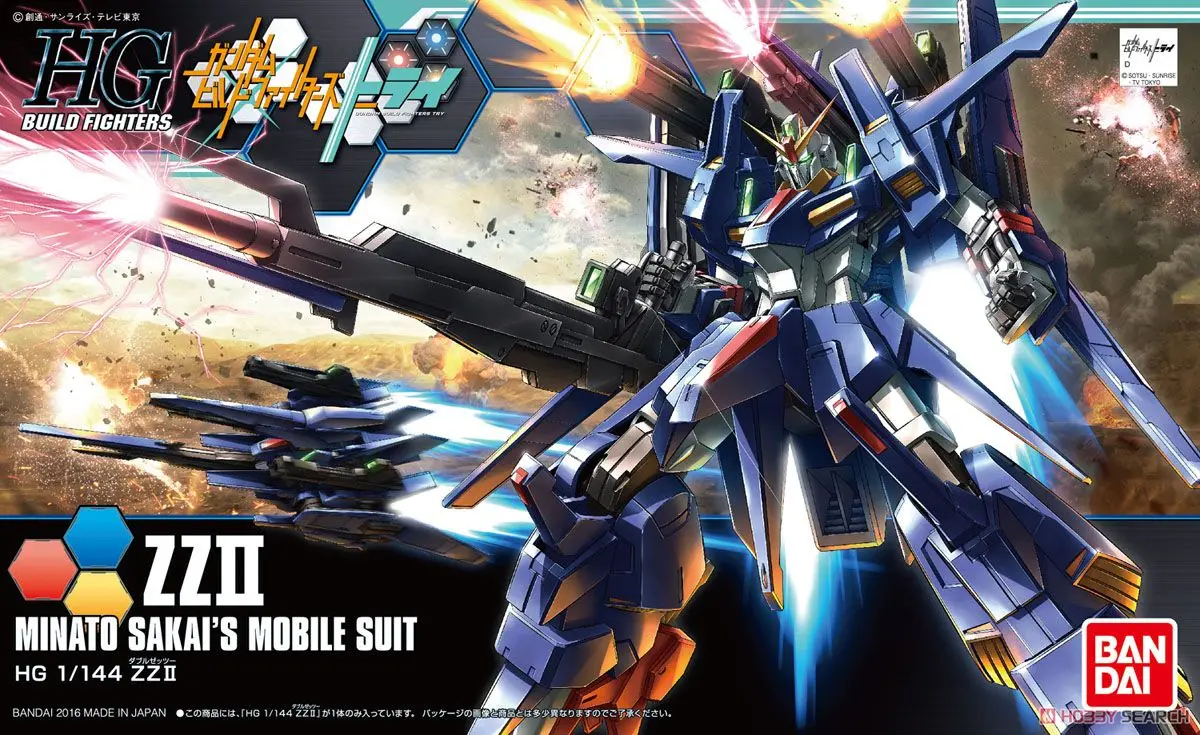 

Bandai Gundam 1/144 HGBF ZZII (DOUBLE ZETA 2) Mobile Suit Assemble Model Kits Action Figures Plastic Model Toys