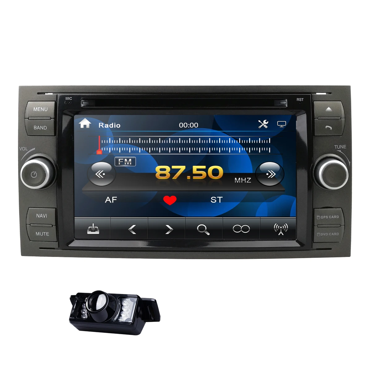 Автомобильный DVD " gps для Ford Focus Transit C-MAX Mondeo Fiest GPS навигация Зеркало Ссылка DAB+ задняя камера 16 Гб карта