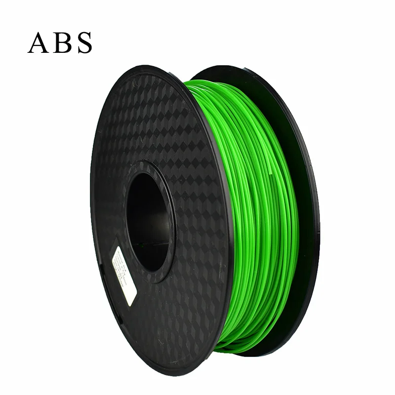 3d Принтер ABS/PTEG/PLA Филамент 1,75 мм измерительная точность+/-0,02 мм 1 кг 343 м 2.2LBS 3D Печатный Материал Пластик для RepRap - Цвет: ABS green