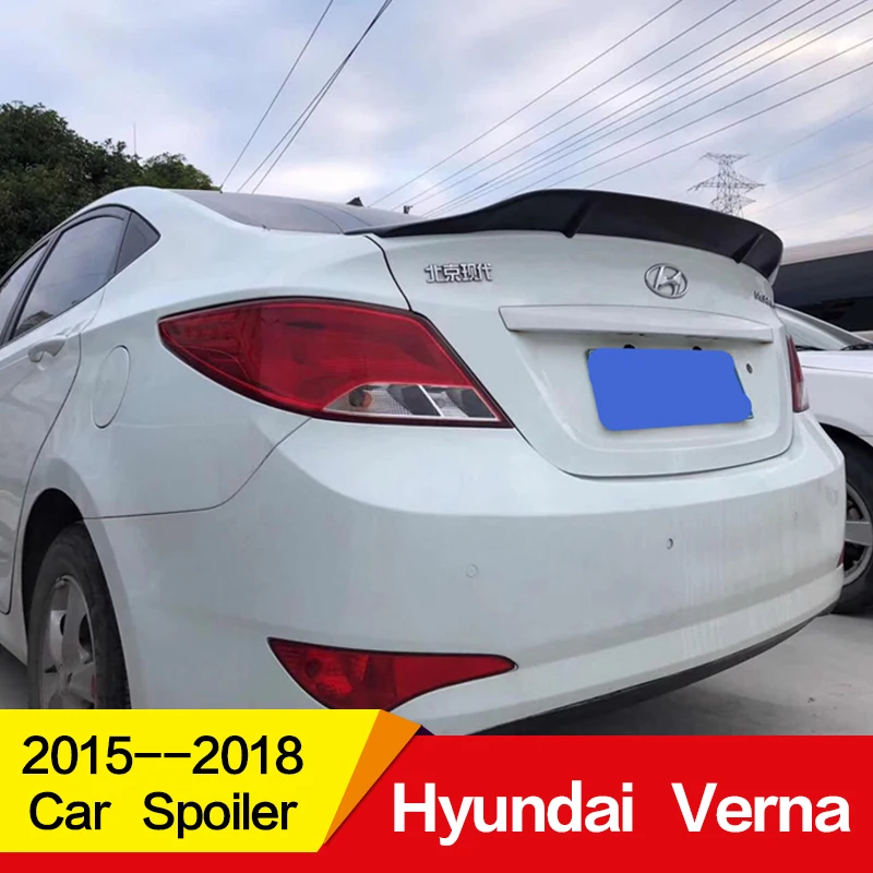 For Hyundai Elantra 2011-2015 12 13 14 Unpainted Rear Window Roof Spoiler