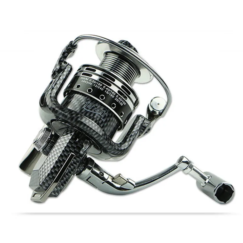 

Yumoshi Brand Fishing Reels Aluminum Alloy Super Lightweight Fishing Spinning Reel BA1000-7000 High Speed 13+1 BB Full Metal