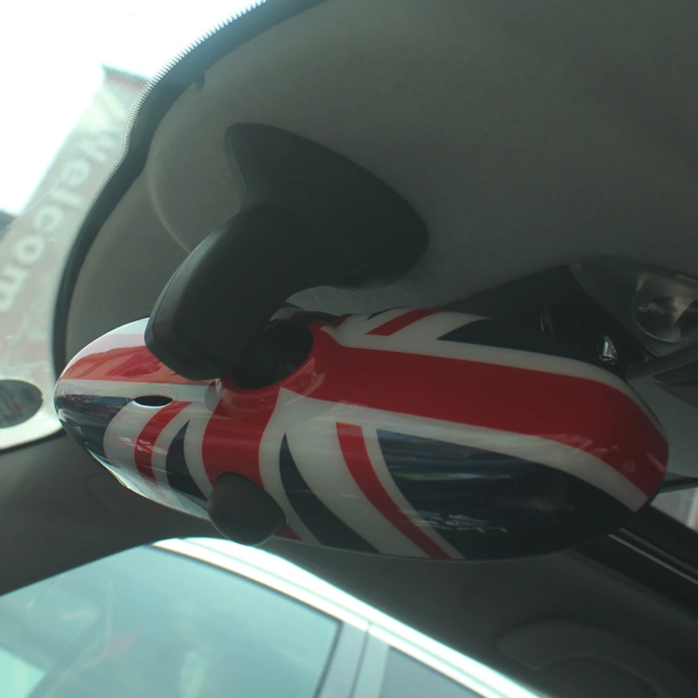Автомобильный чехол-накладка на зеркало заднего вида, декор для автомобиля BMW MINI Cooper JCW S One+ R55 R56 R57 R58 R59 R60 R61 Countryman
