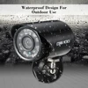 OWSOO – Kit de vidéosurveillance d'extérieur 720P, 4 pièces, système de sécurité IP CCTV, vue nocturne pour la maison, IR-CUT ► Photo 3/6