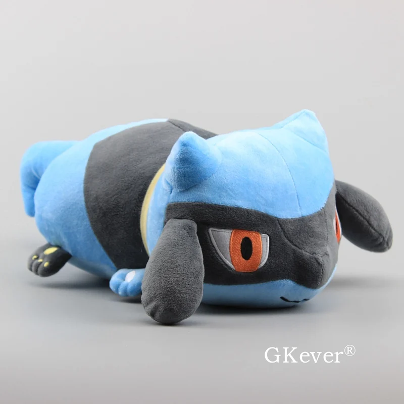 Мультипликационная серия Пикачу куклы Growlithe Lapras Riolu плюшевые игрушки лежа Raichu Мягкие куклы милая подушка игрушки 26-37 см