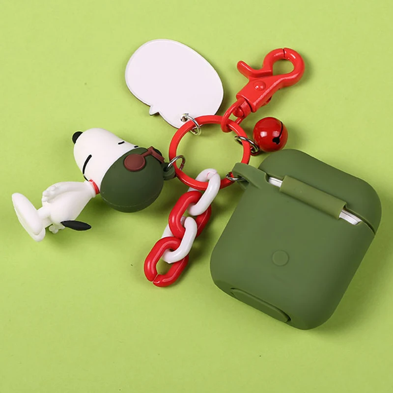 Cute Dog Silicone Case for Apple Airpods Bluetooth Wireless Earphone Accessories 1 2 Case Headset Headphone Protective Cover Bag