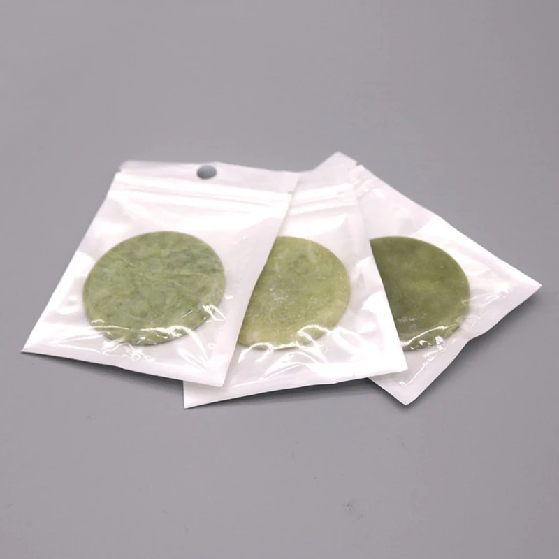 

Round Jade Stone Eyelash Extension Glue Adhesive Pallet Stand Holder Fake Eye lash Makeup Tool 1pcs High Quality M03065