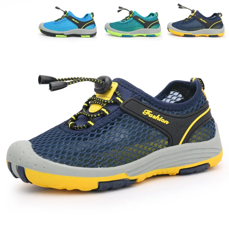 

Size 28-40 Children Mesh Shoes Boys Girls Spring Summer Breathable Fashion Sneakers Outdoor Running Walking Sport Shoes Trainers