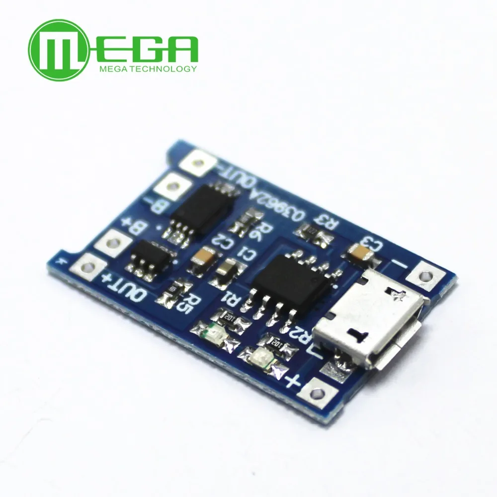 5 шт. зарядная плата для литиевой батареи В 1 А Micro USB 18650 модуль зарядного