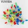 5kind X20pcs=100pcs 5mm LED Light Assorted Kit DIY LEDs Set White Yellow Red Green Blue 5kinds X 20pcs ► Photo 1/2