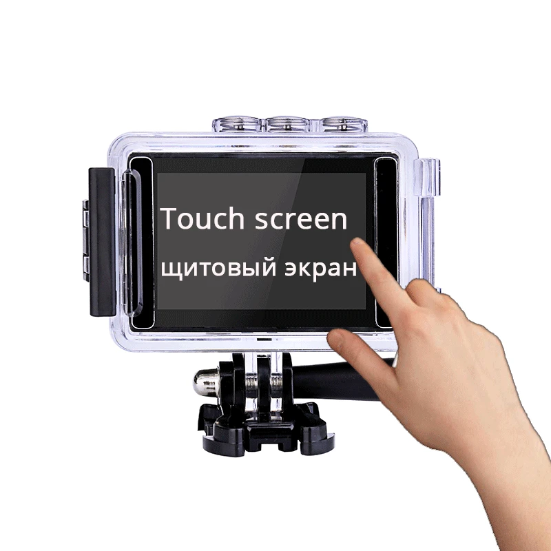 

Go Pro Action Mini Camera Touch Screen Sports Camere Ultra HD 4K/30fps WiFi 2.35" 170D Underwater 30m Waterproof Helmet Hero Cam