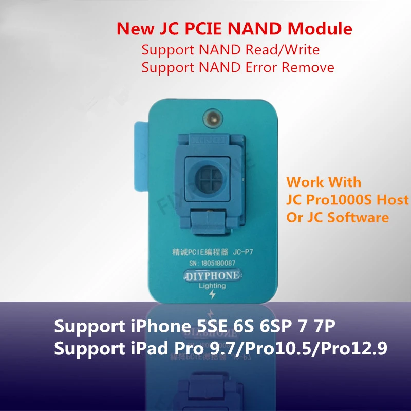 Naviplus Pro3000S JC Pro1000S телефон NAND Программист HDD чтение записи инструмент для iPhone X 8 8Plus 7 7P 6 6S 5 все iPad - Цвет: JC P7