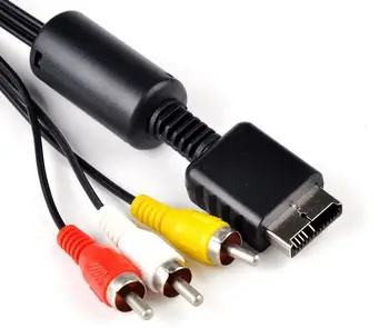 

6 feet 1.8M Audio Cable to RCA For sony PlayStation for PS / for PS2 / for PS3 Video AV