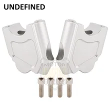 ЧПУ серебро на руль мотоцикла велосипеда стояк движется бар до для BMW 2008-2012 F650GS 2013 F700GS определено