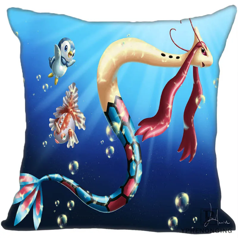 

Custom Decorative Pillowcase Pokemon Underwater By Luk Square Zippered Pillow Cover 35X35,40x40,45x45cm(One Side)180522-17