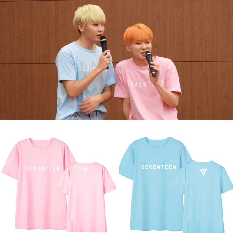 

Kpop SEVENTEEN DIAMOND EDGE Album Shirts Hip Hop Casual Loose Clothes Tshirt T Shirt Short Sleeve Tops T-shirt DX514