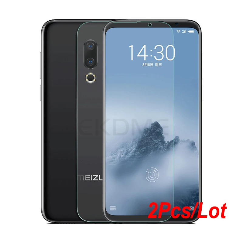2 шт. Защитное стекло для экрана Meizu 16th Snap 845 16X 16 15 Plus Note 9 X8|Защитные стёкла и плёнки|