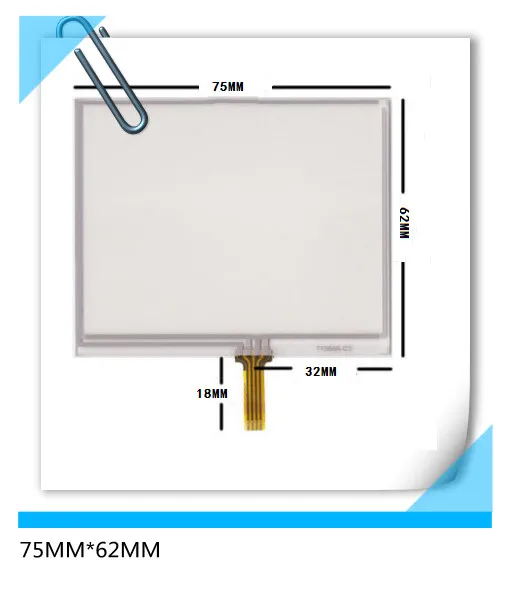 75*62 LQ035Q1DG04 LMS350GF08 LMS350GF12 LMS350GF20 3 5 дюйма четыре провода Сопротивление сенсорный