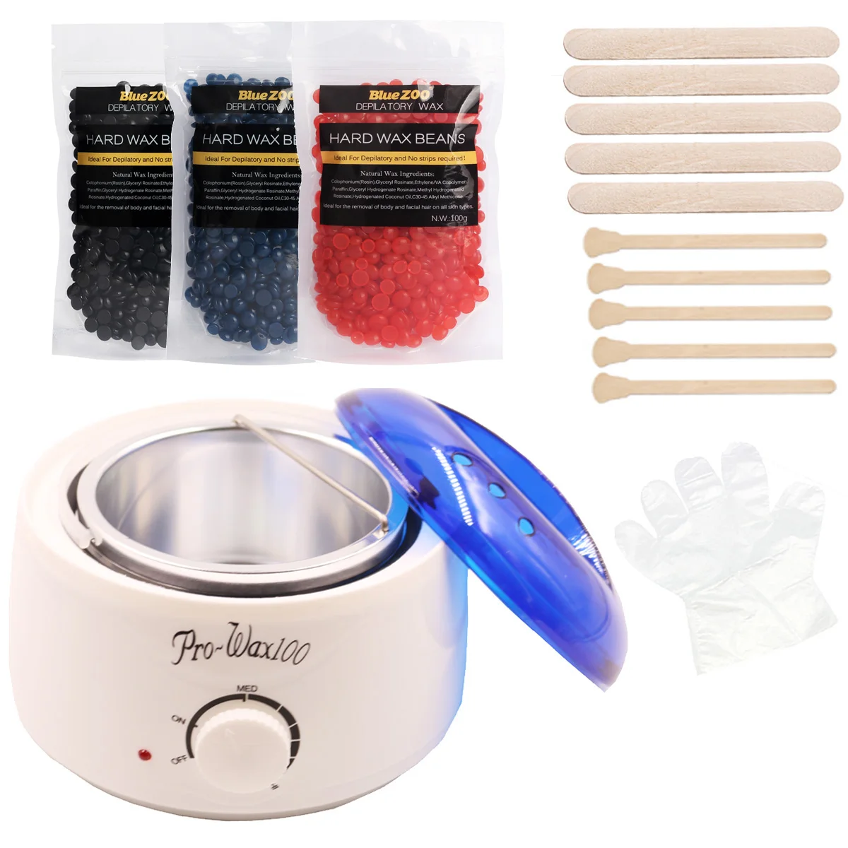 

Machine Set Hard Wax Beans Less Painful Depilatory Wax Heater Kit Hot Film Hard Wax Pellet Waxing For Depilation
