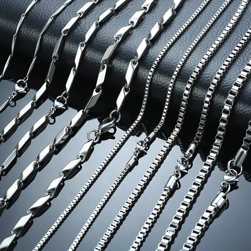 Ingot Bar Chain Necklace 