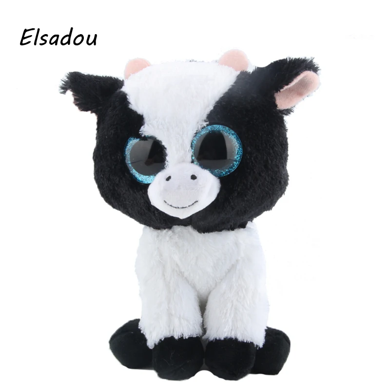 Elsadou Ty Beanie Boos Stuffed & Plush Animals Cows Toy Dollin Stuffed