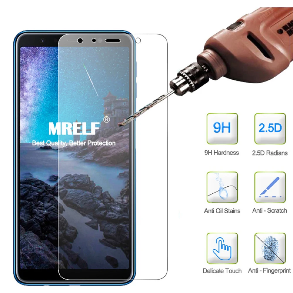 Защитная пленка для samsung Galaxy a5 2017 закаленное стекло a6 a7 a8 2018 экрана телефона 9H |