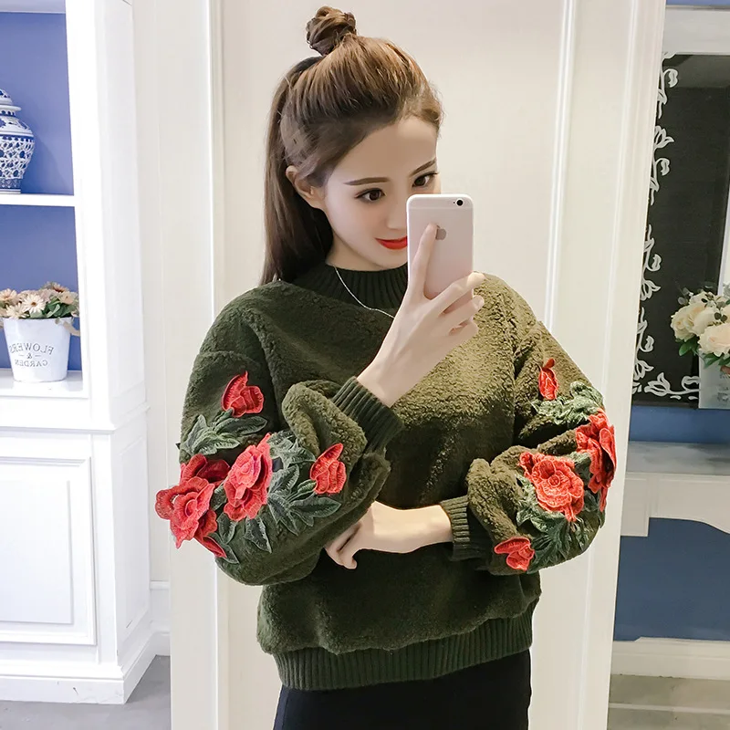 День Святого Валентина Толстовка Для женщин Роза кофты Harajuku Для женщин s толстовки пуловер оверсайз одежда