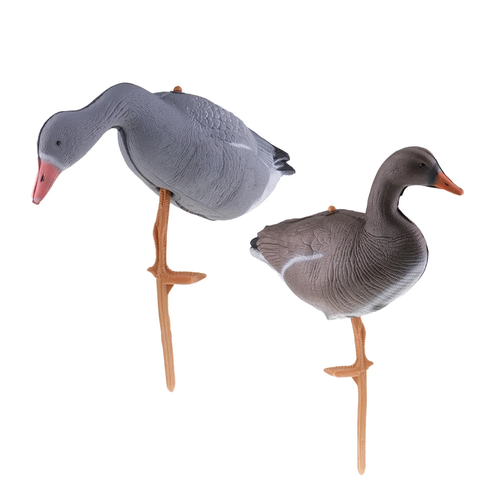 2x Full Body Goose Hunting Decoys Decoying Lawn Ornaments Decors hunting accessories