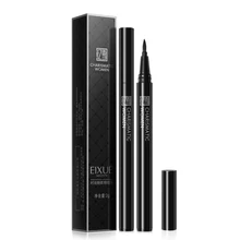 1 шт. Черный Гладкий косметический карандаш жидкий стойкий Водонепроницаемый глаз длинный карандаш для глаз пятнистый макияж гримировальный карандаш